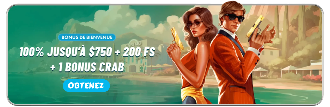 Bannière Vegasino Casino