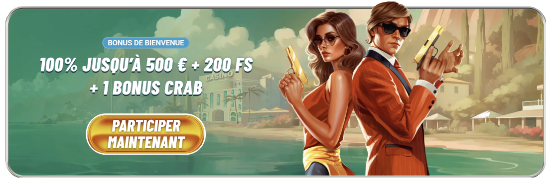 Bannière promotionnelle de Vegasino Casino