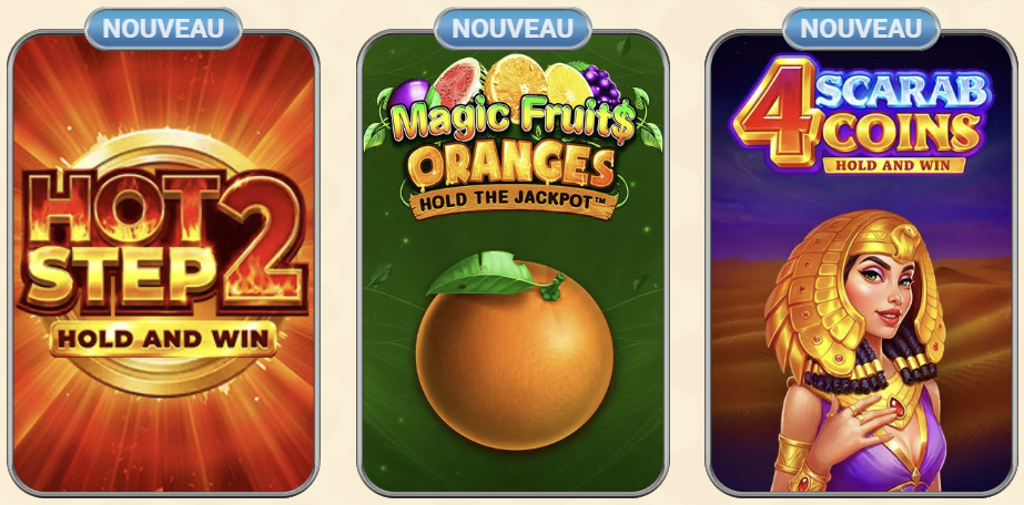 Jeux Vegasino sur mobile