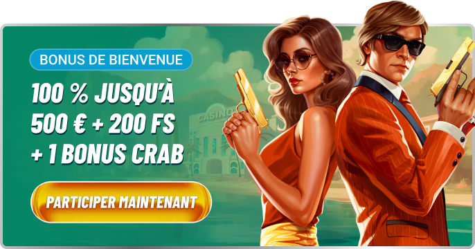 Interface mobile du casino Vegasino